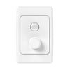 DETA White Single Vertical Light Dimmer