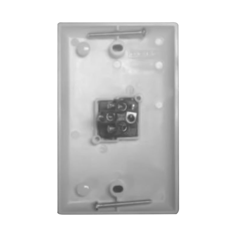 DETA White Single Vertical Wall Switch