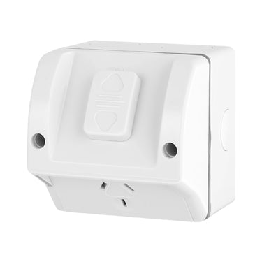 DETA White Single Weatherproof PowerPoint