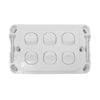 DETA White Six Gang Switch