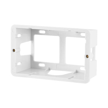 DETA Wide Spaced Flush Box White