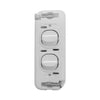 DETA X6 Double Gang Architrave Switch