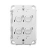 DETA X6 Gloss White Quad Vertical Switch