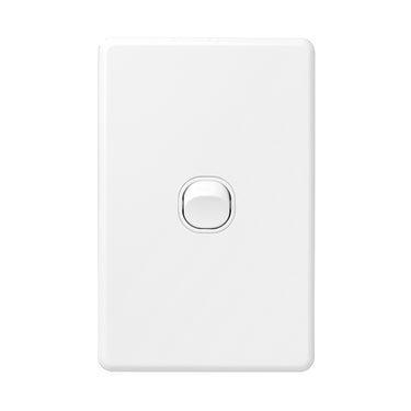 DETA X6 Gloss White Single Vertical Switch