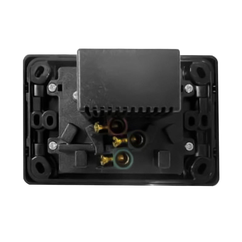 DETA X6 Matte Black Double PowerPoint  with USB A+C PD20W Fast Charging