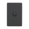 DETA X6 Matte Black Single Vertical Switch