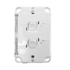 DETA X6 Matte White Double Vertical Switch