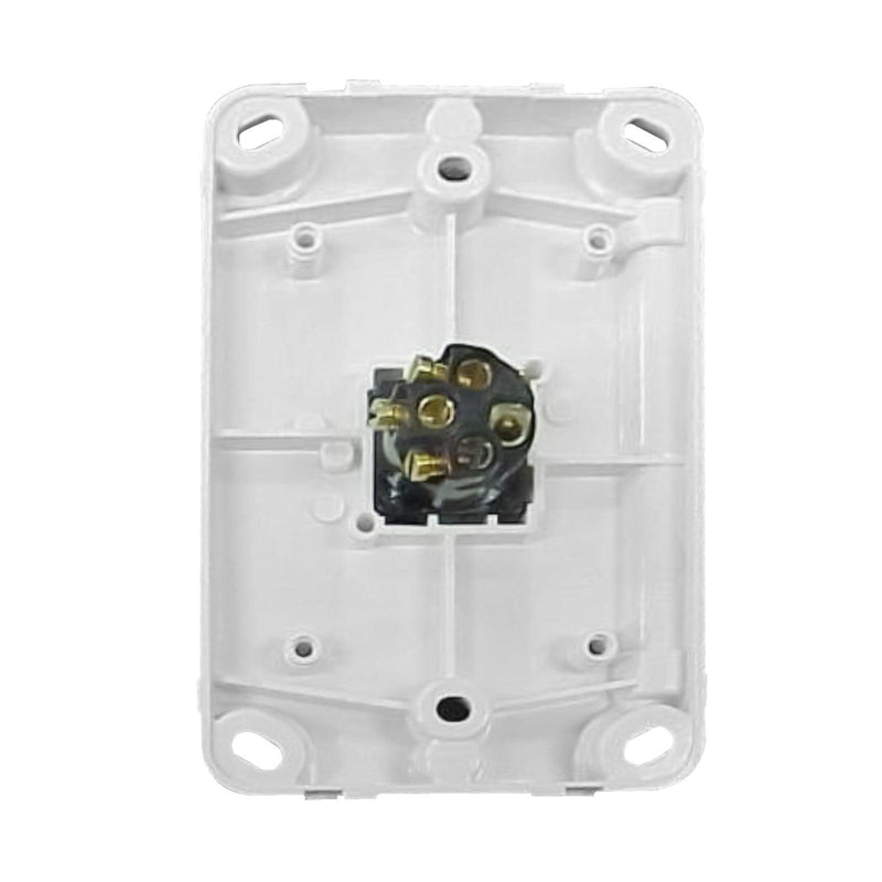 DETA X6 Matte White Double Vertical Switch
