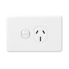 DETA X6 Series White 15 Amp Single PowerPoint