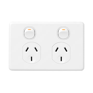 DETA X6 Series White Double PowerPoint - Pack of 5
