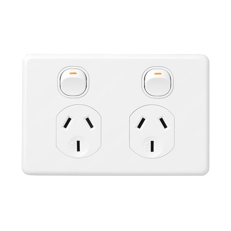DETA X6 Series White Double PowerPoint- Single Pack