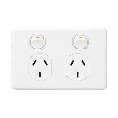DETA X6 Series White Double PowerPoint- Single Pack