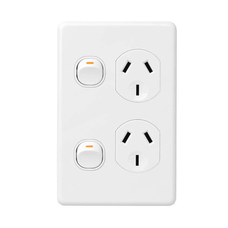 DETA X6 Series White Double Vertical PowerPoint