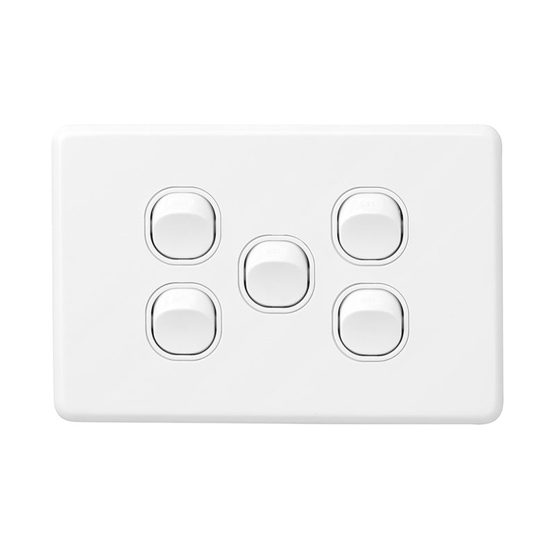 DETA X6 White Five Horizontal Switch