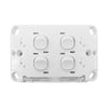 DETA X6 White Quad Horizontal Switch