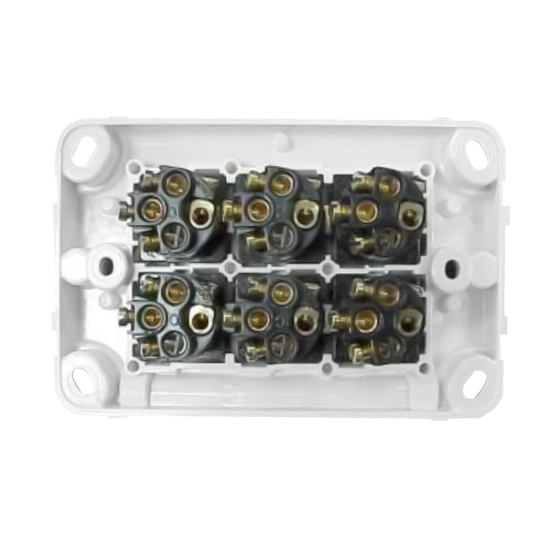 DETA X6 White Six Horizontal Switch