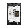DETA X7 Matte Black Vertical Double PowerPoint  with extra switch