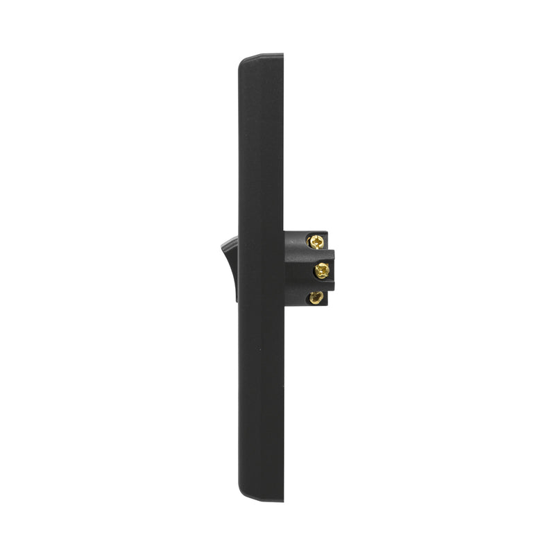 DETA X7 Matte Black Vertical Single Gang Switch
