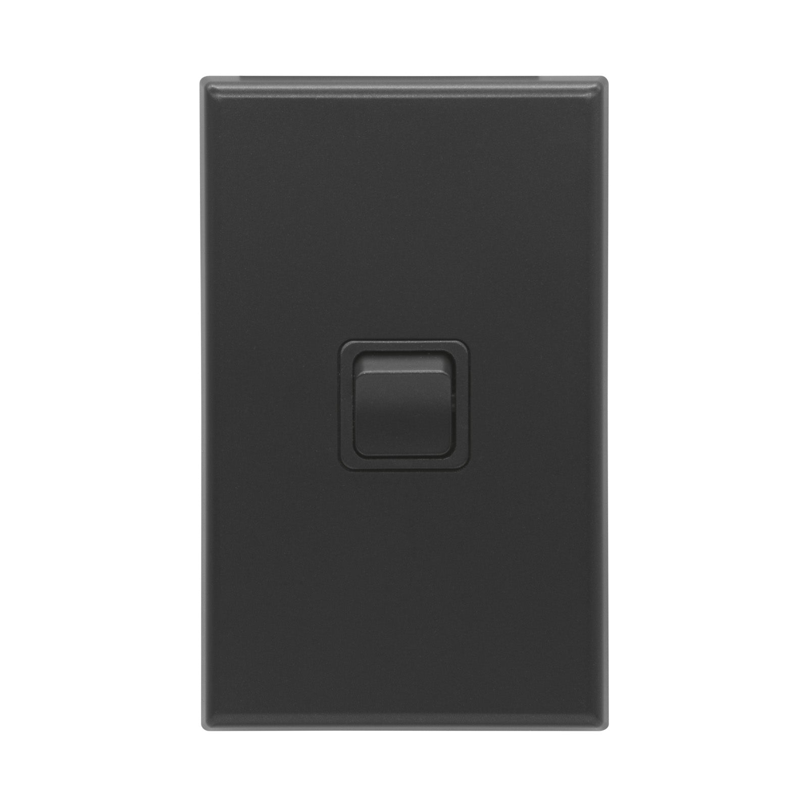 DETA X7 Matte Black Vertical Single Gang Switch