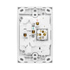 DETA X7 Matte White Vertical Double PowerPoint  with extra switch