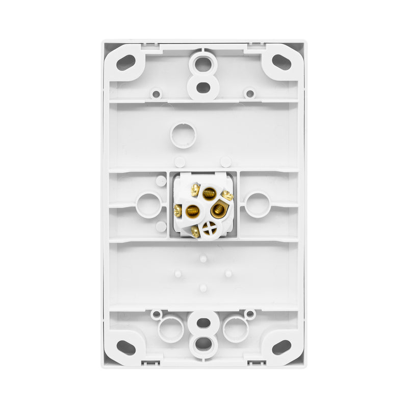 DETA X7 Matte White Vertical Single Gang Switch