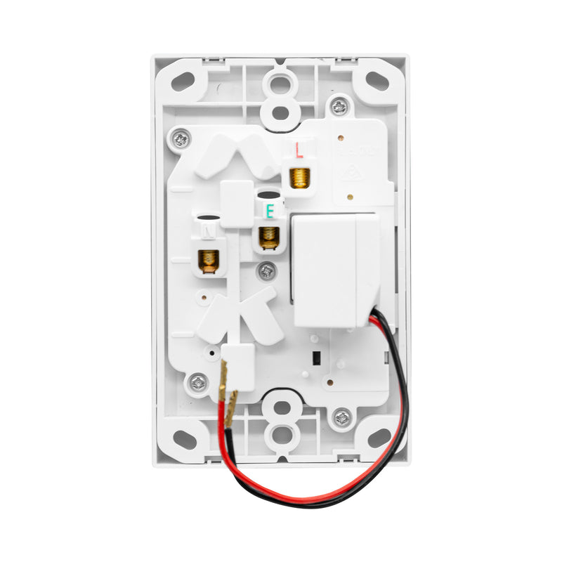 DETA X7 Vertical Double PowerPoint  with 2.1A USB Charger