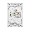 DETA X7 White Vertical Double PowerPoint  with Extra Switch