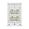 DETA X7 White Vertical Quad Gang Switch