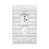 DETA X7 White Vertical Switched Fixed Cable Outlet