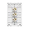 DETA X7 White Vertical Triple Gang Switch