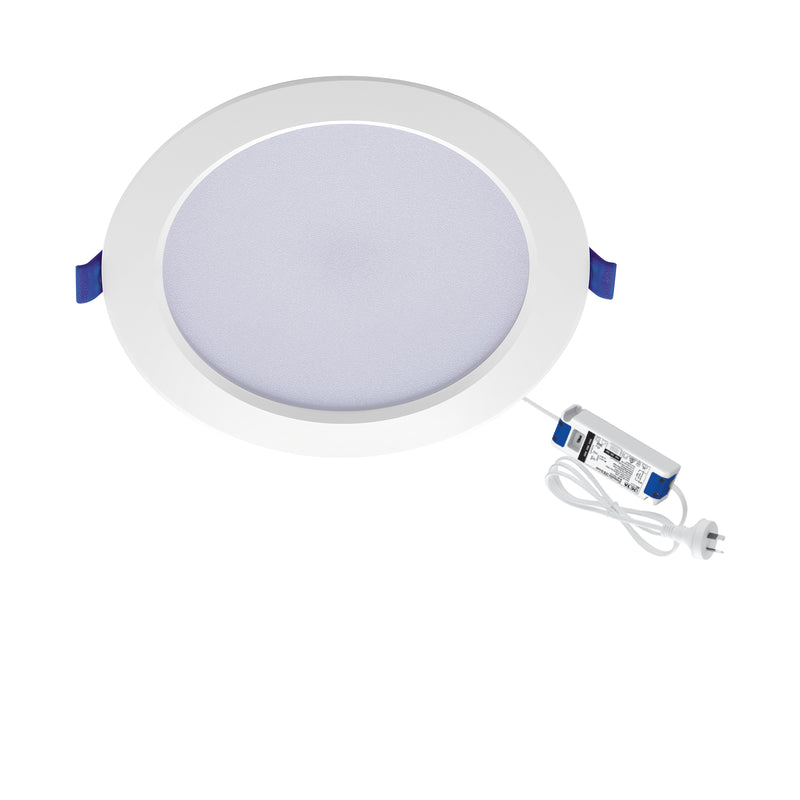 DETA X8 Series 160mm MultiPower Tri-Colour High Efficacy Dimmable LED Downlight