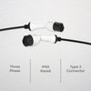 DETA 5m IP65 22kW 32A Three Phase Type 2 EV Charging Cable