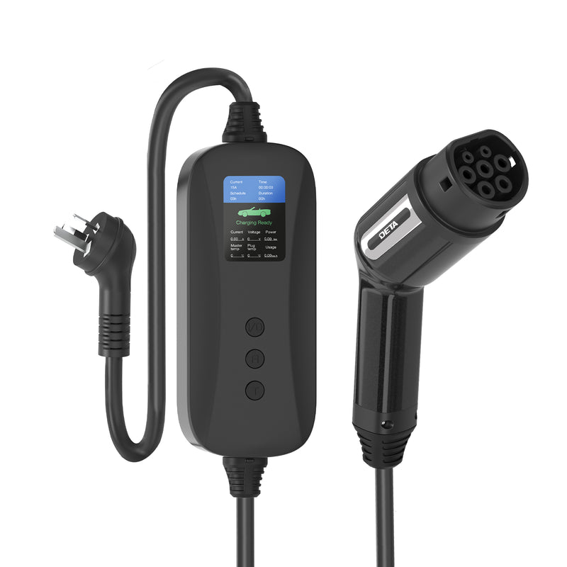 DETA 3.6kW 15A Portable EV Charger With 5m Cable