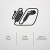 DETA IP65 2.4kW Type 2 Connector EV portable charger