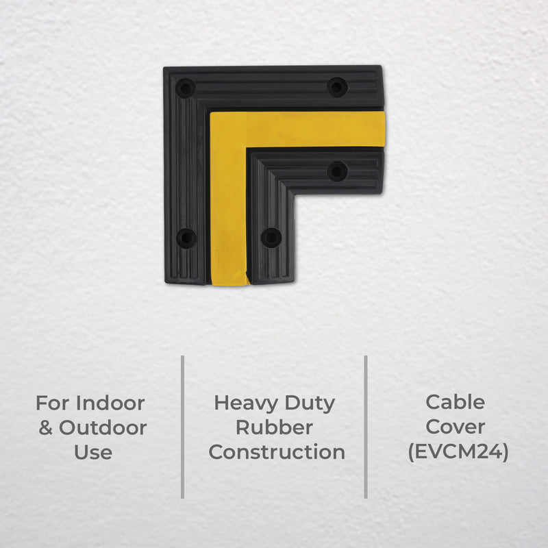 DETA Right Angle Single Channel Cable Cover