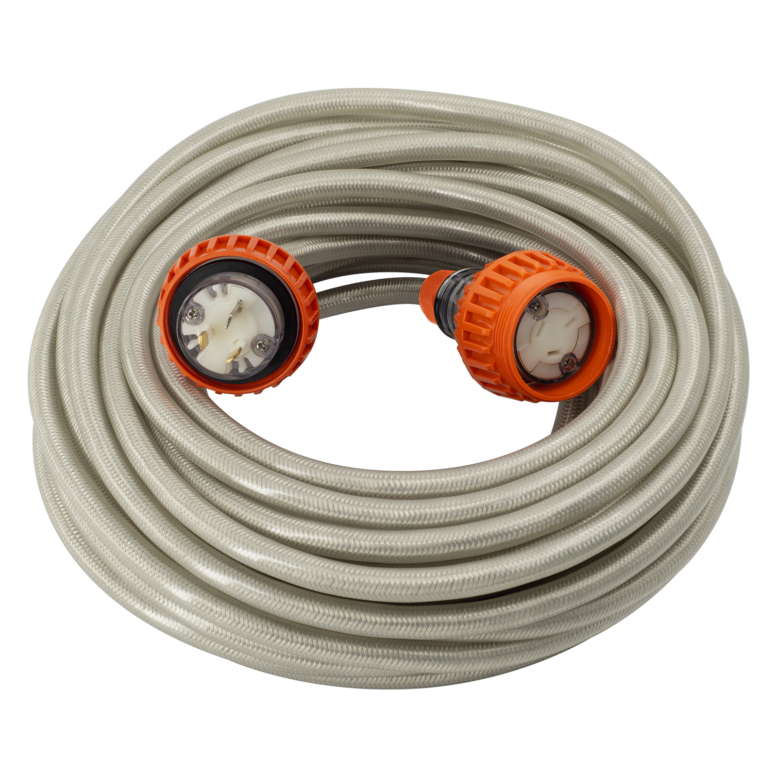 DETA 25m IP66 Heavy Duty Metal Braided Earth Screed Extension Lead